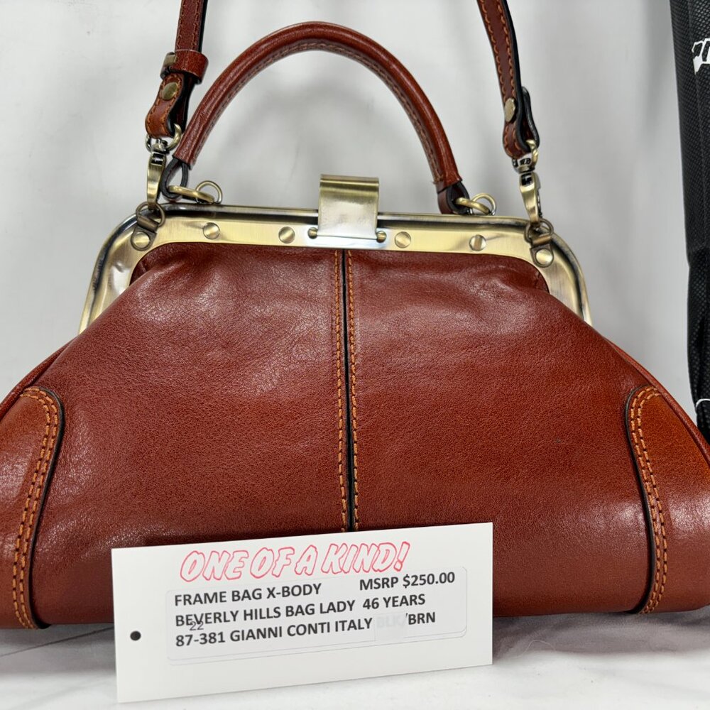 GIANNI CONTI ITALY-NWT$250.00                  MOST BEAUTIFUL BAG IN THE WORLD !